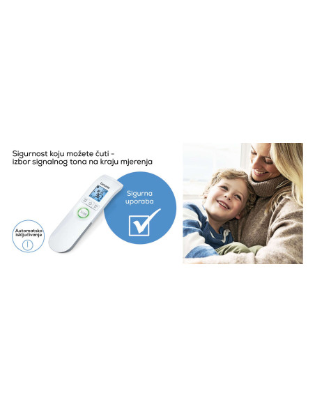 BEURER FT 95 - beskontaktni Bluetooth® klinički toplomjer