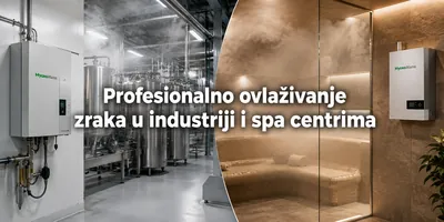 Ovlaživanj zraka u industriji i SPA centrima